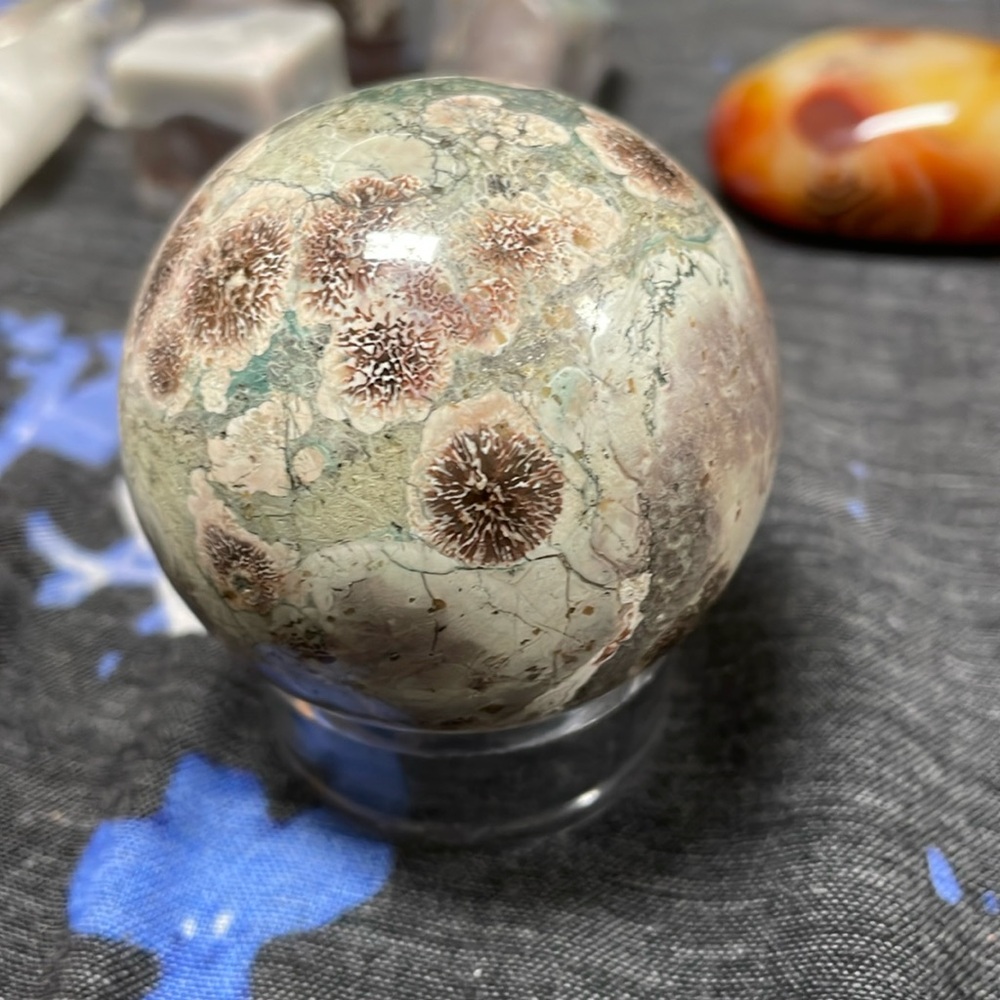 Tree Agate Sphere